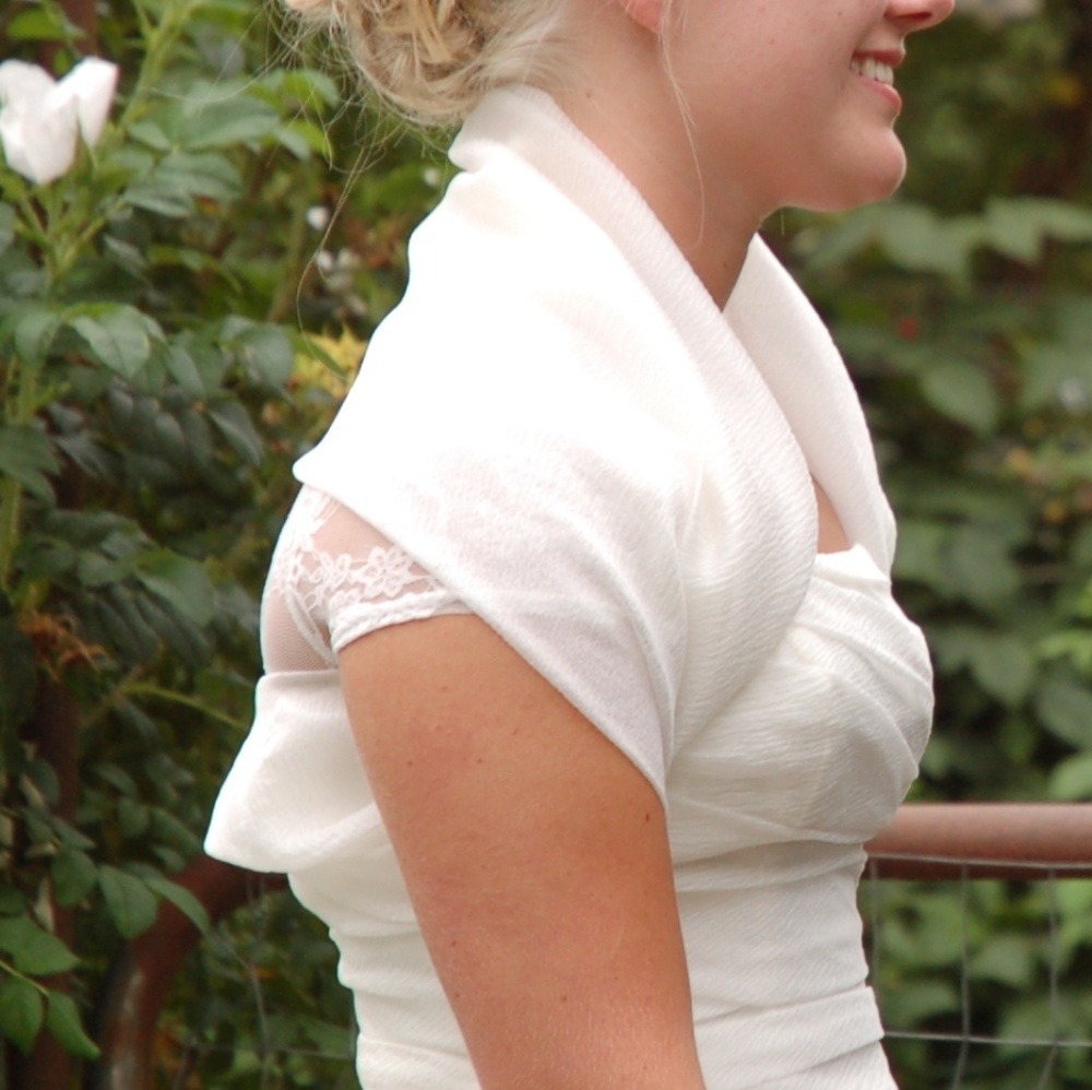 Wedding wrap bolero